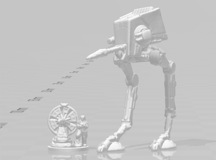 Hoth Troopers anti-vehicle laser cannon 6mm models 3d printed 
