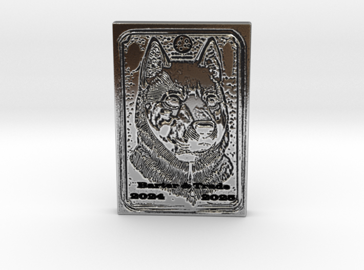 The ​The Canine Platinum Ingot 3d printed