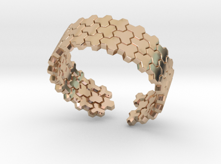 Honeycomb [Tesselation ring] 3d printed