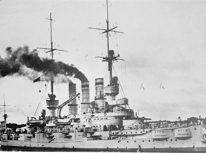 Nameplate SMS Schlesien 3d printed Deutschland-class battleship SMS Schlesien.