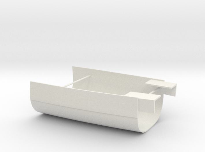 1/350 Caracciolo Class (1919) Mids Front Full Hull 3d printed