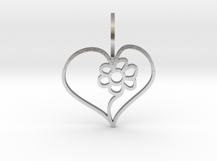 Flowering Heart 3d printed