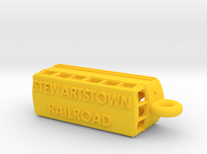 Stewartstown Railroad Railbus flashdrive case 3d printed