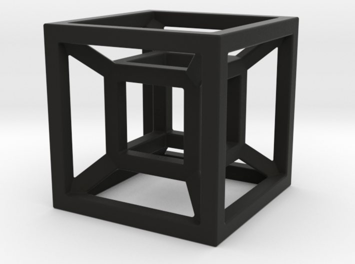 4D Cube 3d printed