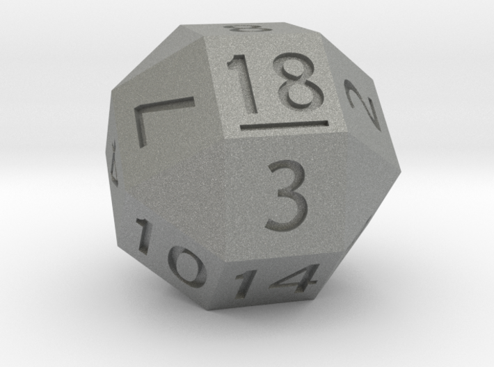 d18 Rhombicuboctahedron 3d printed