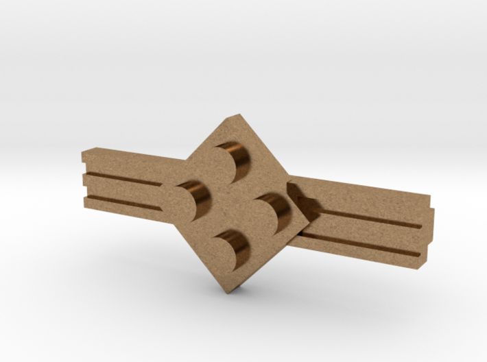 Brick Tie Clip-4 Stud 3d printed