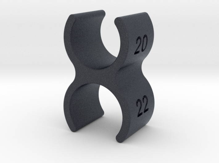 DOUBLE CLIP 20-22 3d printed