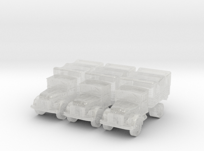 Steyr 1500 Truck (covered) (x3) 1/220 3d printed