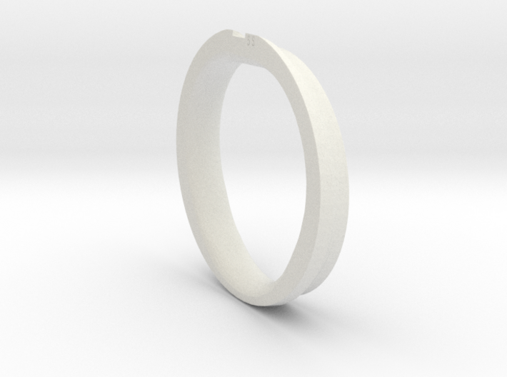 55mm P12 Chastity retainer ring 3d printed