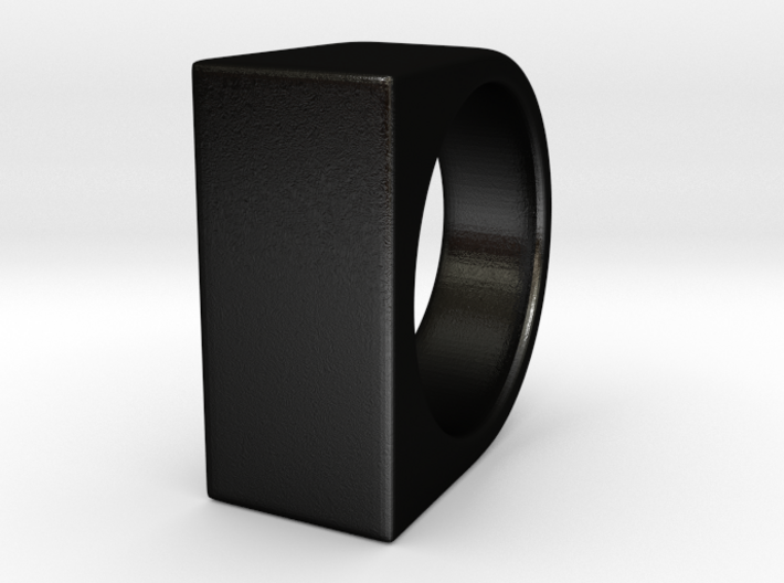 Signe Unique V - US 7 - Signet Ring 3d printed