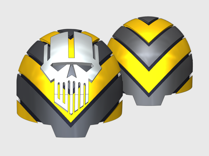 5x Iron Head Chevron - T:1p Terminator Shoulders 3d printed