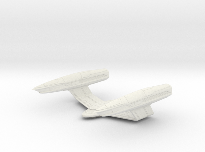 1/1400 Excelsior II Class Nacelles Front 3d printed