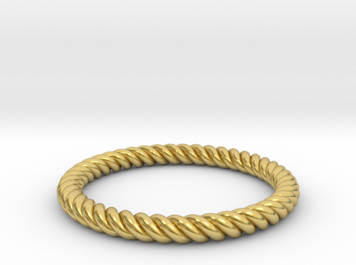 Rope Ring 3d printed