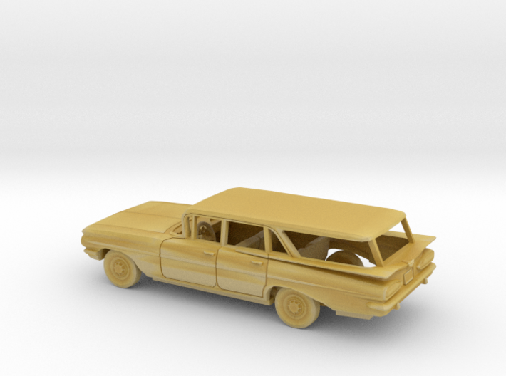 1/64 1959 Chevrolet Impala Station Wagon Kit 3d printed