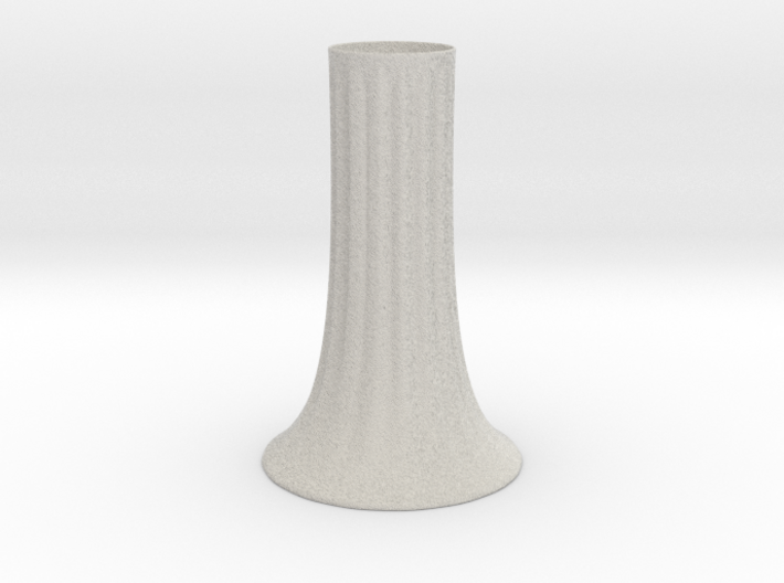 Fluted Vase 3d printed