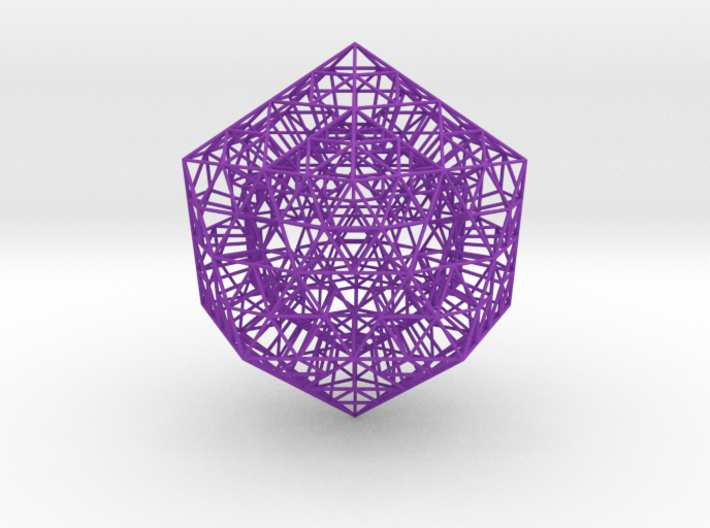 Sierpinski Icosahedral Prism 3d printed