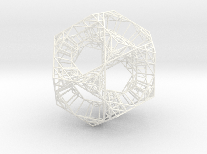 Sierpinski Dodecahedral Prism 3d printed