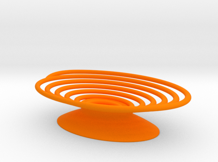 Spiral Soap Dish 3d printed