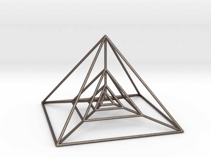 Nested Pyramids 3d printed