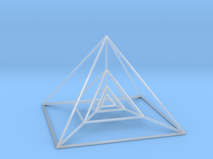 Nested Pyramids 3d printed