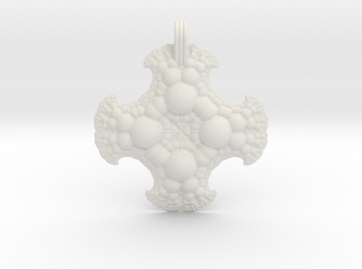 Fractal Pendant Order 4 3d printed