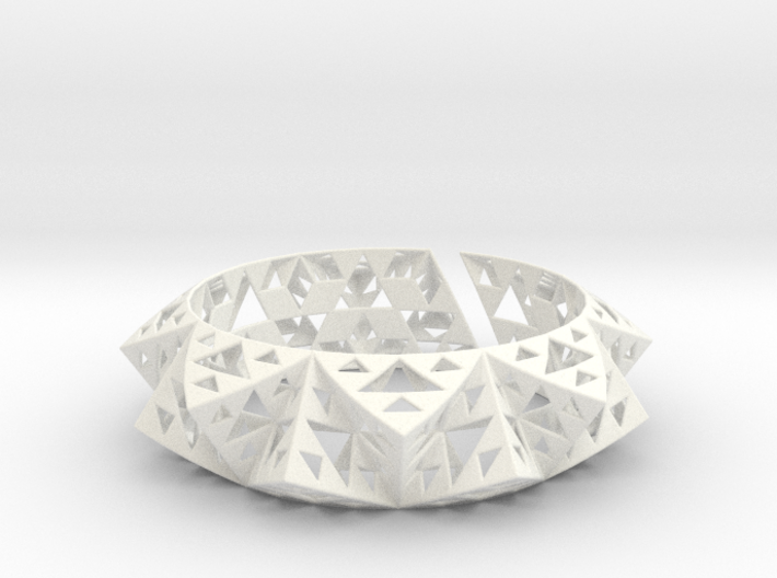 Sierpinski Bracelet 3d printed