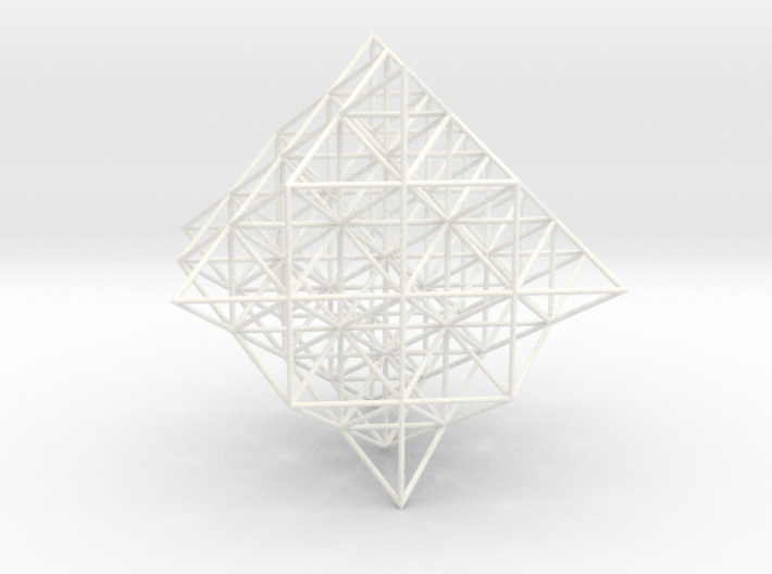 64 Tetrahedron Grid 5 inches 3d printed