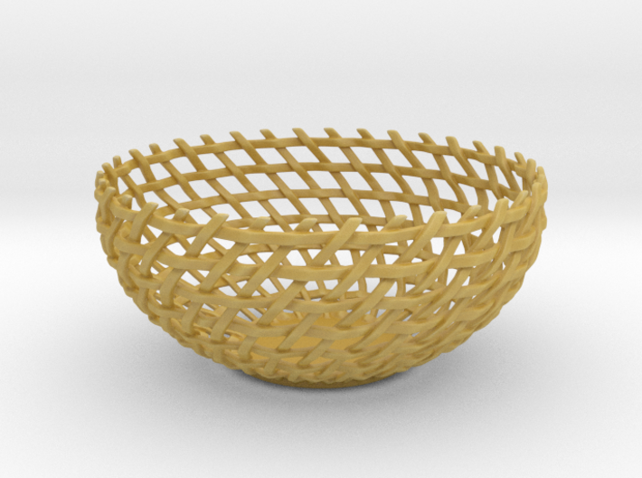 Basket Bowl 3d printed