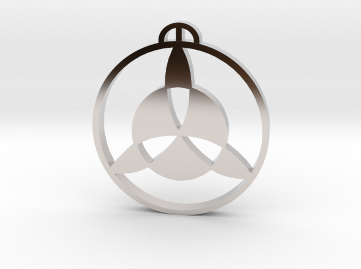 Strethall Essex Crop Circle Pendant 3d printed