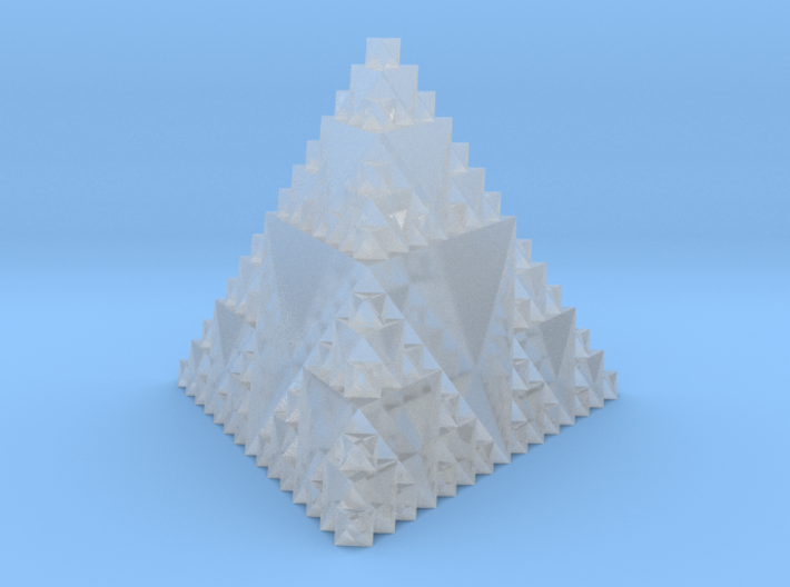 Inverse Sierpinski Tetrahedron Level 3 3d printed
