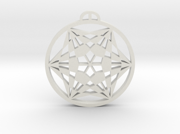 Dodworth South Yorkshire Crop Circle Pendant 3d printed