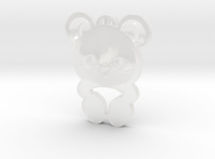baby panda pendant 3d printed