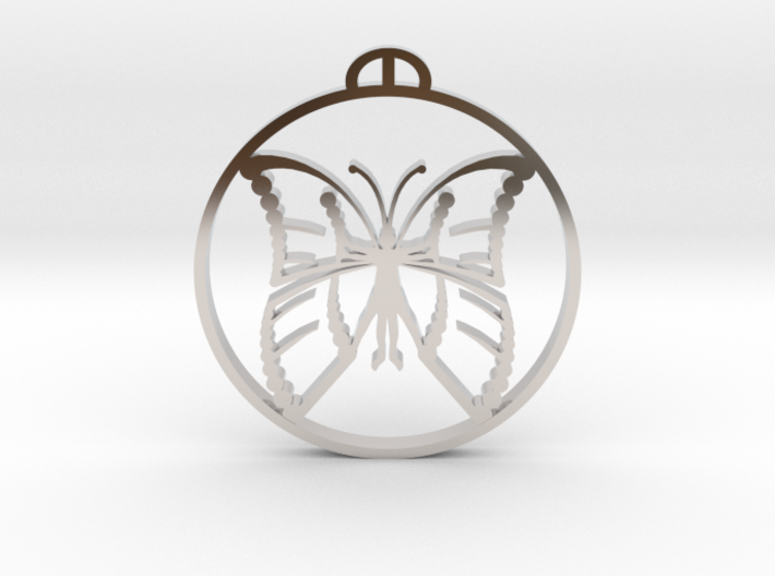 Wilhelminapolder, Zeeland Crop Circle Pendant 3d printed