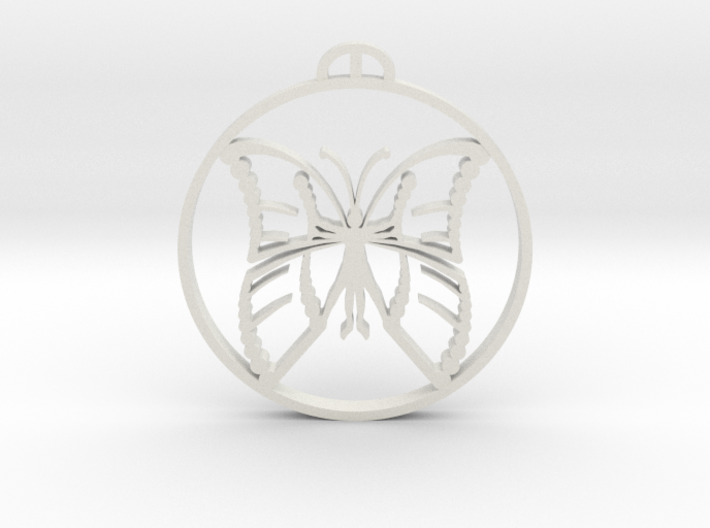 Wilhelminapolder, Zeeland Crop Circle Pendant 3d printed