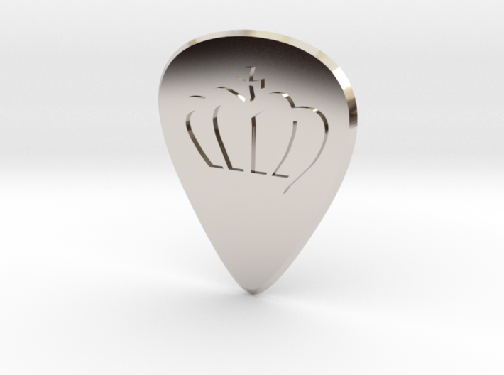 guitar pick_crown 3d printed