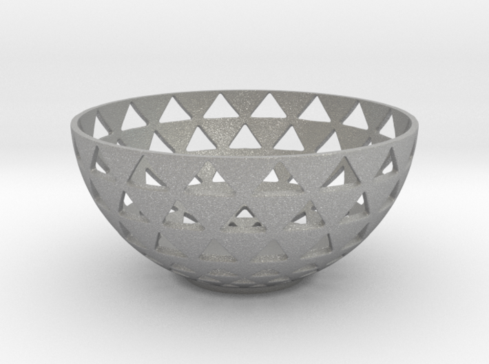 triangles bowl 3d printed