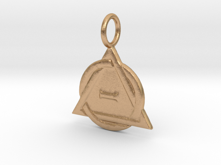 Theta-Delta Therian Charm 3d printed