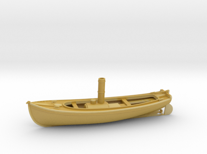 1/100 SMS Emden - Dampfbelboot Kl. II 3d printed