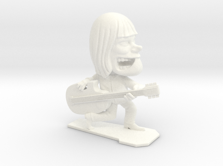 Rock Band - Kneeling Guitar 3d printed