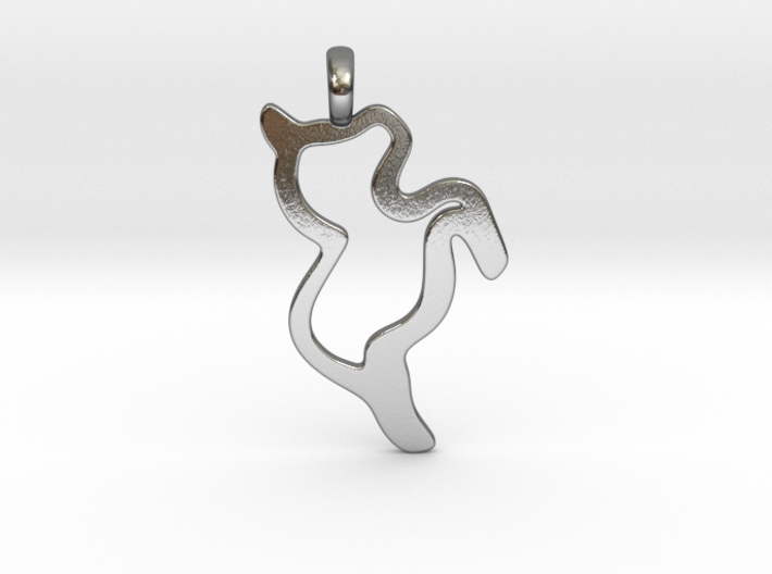 Swedish Dala horse pendant 3d printed Dala horse pendant