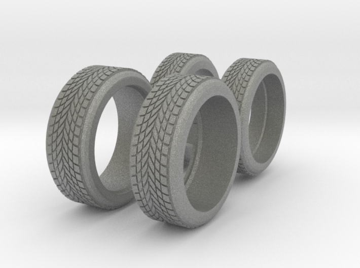 Earthrise Bluestreak Tires (No Wheels) 3d printed