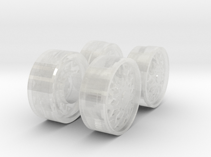 Earthrise Smokescreen Wheels (No Tires) 3d printed