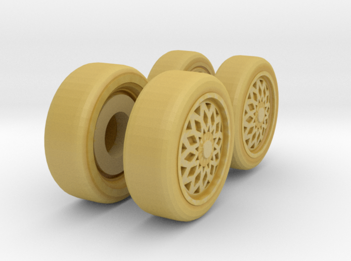 Earthrise Smokescreen Wheels &amp; Tires Combo 3d printed