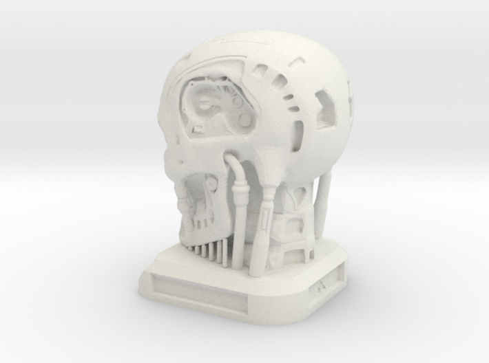 T800 Smooth Terminator Endoskull With Base 3d printed