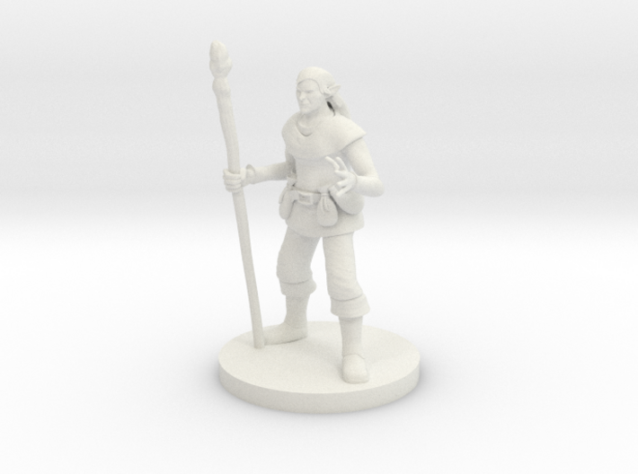 Male Elf Druid 3d printed 