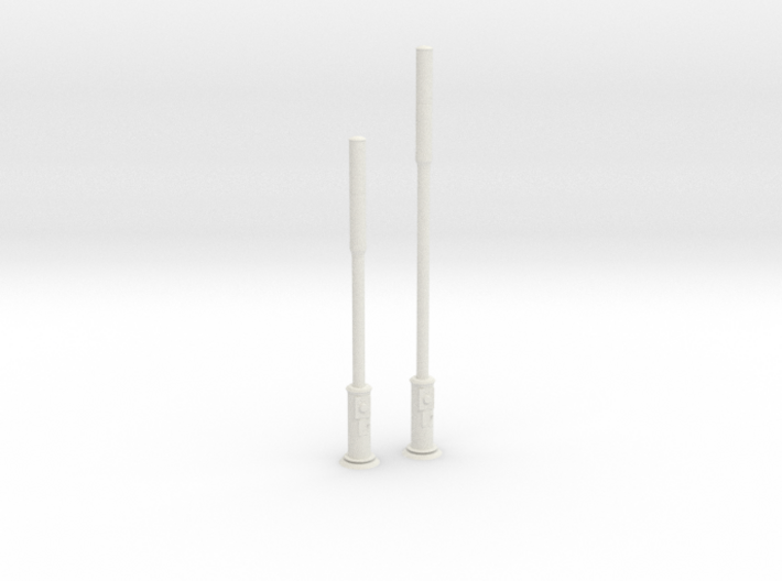 Small Cell Wireless Poles HO Scale 1/87 3d printed