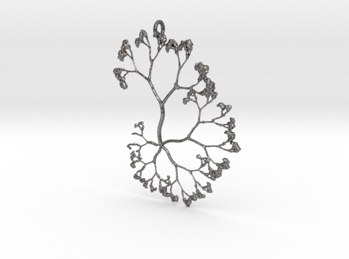 Fractal Trees Pendant 3d printed