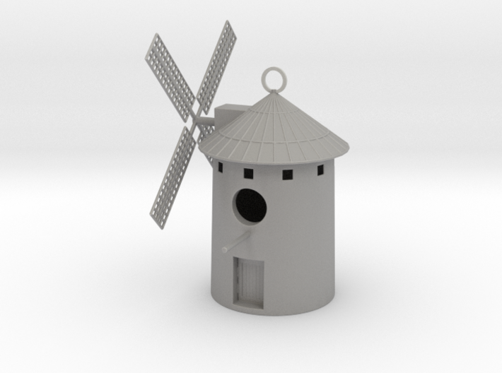 Spanish Windmill Birdhouse 3d printed