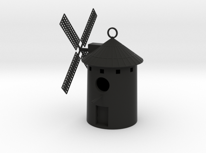 Spanish Windmill Birdhouse 3d printed