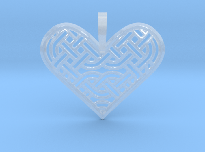 Heart Pendant 3d printed